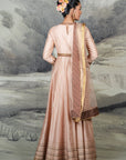Powder Pink Anarkali Set | Baroda