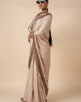 Powder Pink Saree Set
