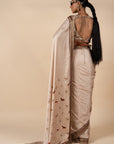 Powder Pink Saree Set