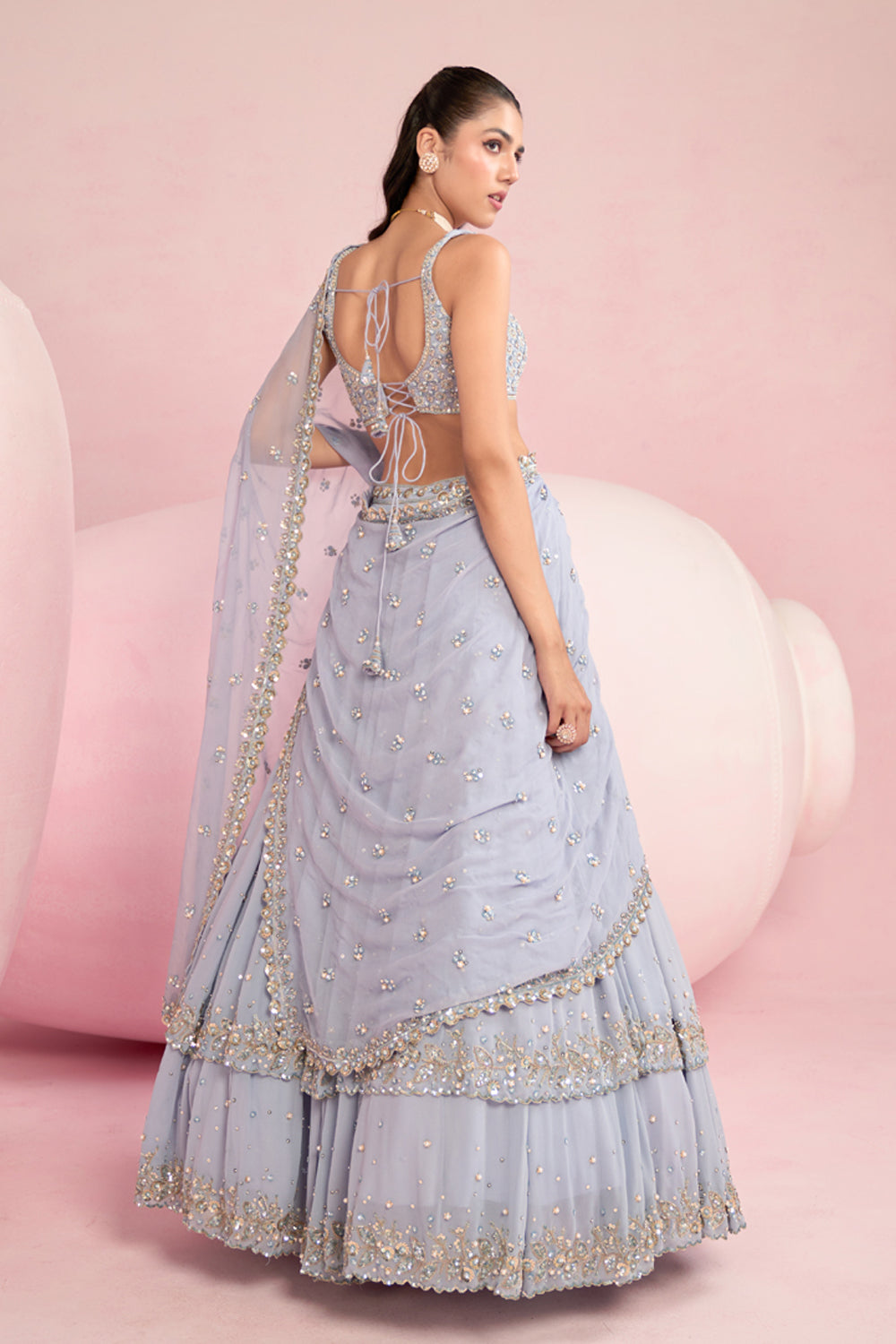 Blue Lehenga Set