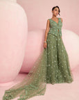 Sage Green Sharara Set