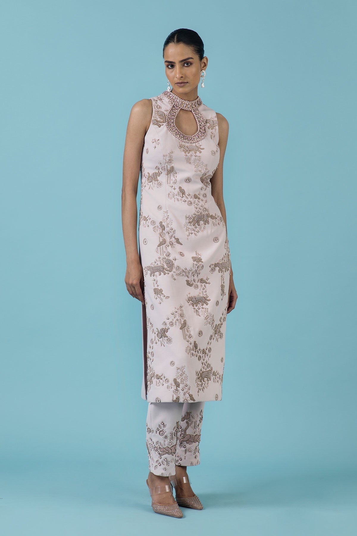 Blush Jungle Kurta &amp; Pants