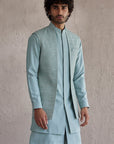 Venice Sea Green Nehru Jacket