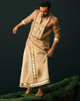 Ivory Kochi Conch Lungi Set