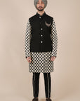 Rich Black Nehru Jacket