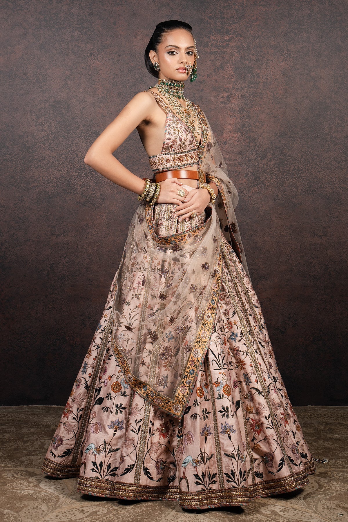 Rose Pink Lehenga Set