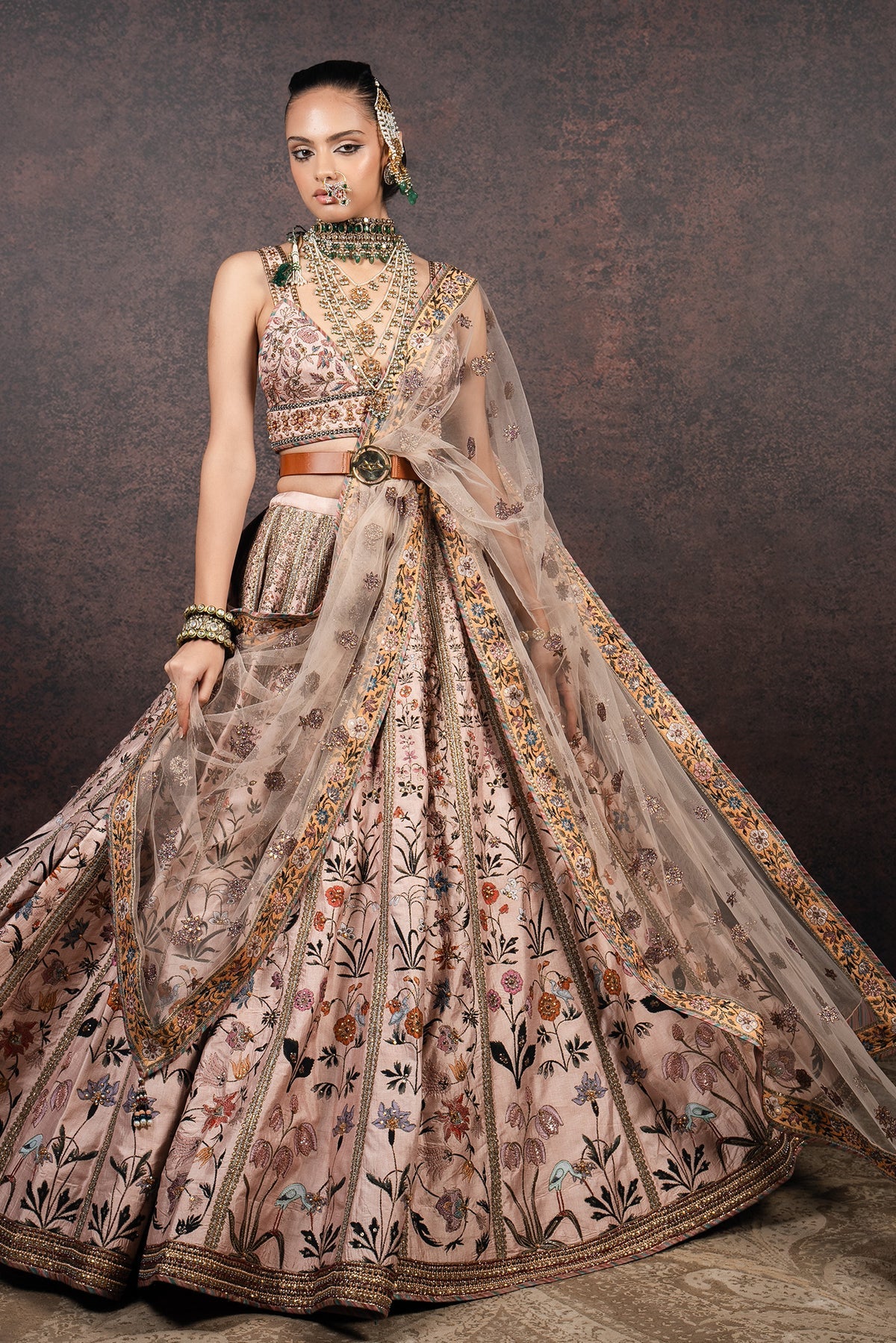 Rose Pink Lehenga Set