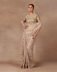 Rose Pink Saree Set | Muraqqa
