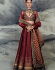 Royal Red Skirt Set | Baroda - Ready to Ship