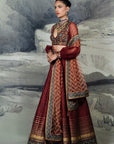 Royal Red Skirt Set | Baroda - Ready to Ship