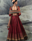 Royal Red Skirt Set | Baroda - Ready to Ship