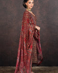 Ruby - Fuschia Ombre Tunic Set | Muraqqa