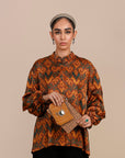 Rust Orange Long Top