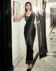 Ascher Fringe Draped Sari