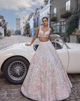 Sea Green Sequin Lehenga Set 2