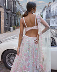 Sea Green Sequin Lehenga Set 3