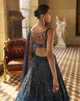Multi - Coloured Sequin Lehenga Set