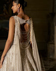 Pink Crystal Lehenga Set