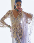 Mauve Pearl Sharara Set - Ready to Ship