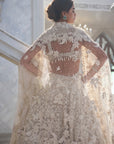 Ivory Cut Work Lehenga Set