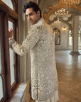 Antique Gold Sherwani Set