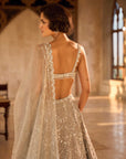 Silver Chandelier Lehenga Set