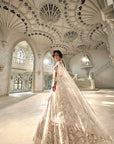 Silver Floral Lehenga Set