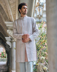 Sage Green Thread Work Sherwani Set
