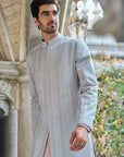 Sage Green Thread Work Sherwani Set