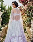 Lavender Sequin Lehenga Set