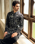 Black & Silver Kurta Set
