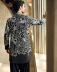 Black & Silver Kurta Set