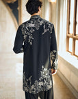 Black & Silver Kurta Set