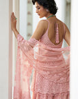 Pink Dori Sharara Set Details