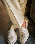 Ivory Gold Sherwani Set
