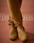 Antique Gold Sherwani Set