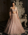 Champagne Sequin Lehenga Set