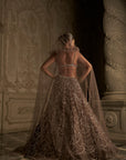 Coffee Chandelier Lehenga Set- Ready To Ship