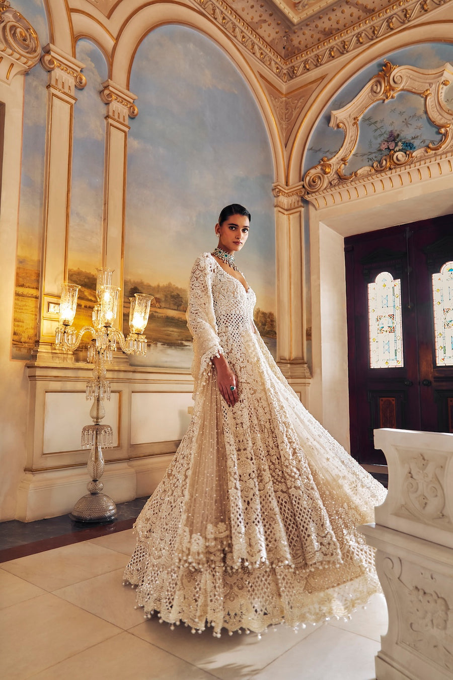 Pearl Jacket Lehenga Set - Ready to Ship