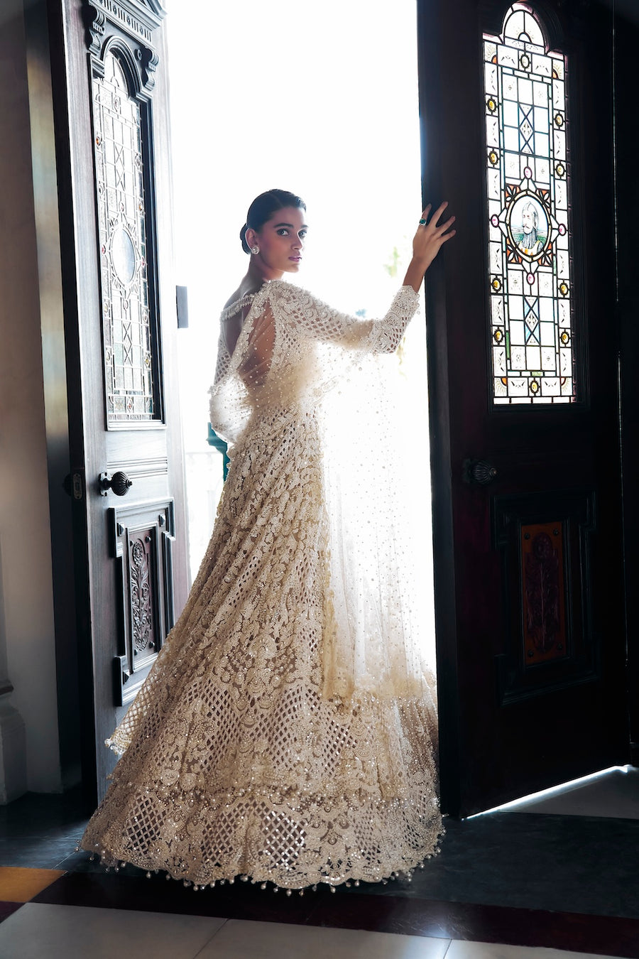 Pearl Jacket Lehenga Set - Ready to Ship