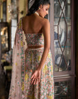 Multi-Coloured Corset Sharara Set