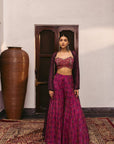 Suni Croptop Cape Set