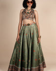Sage Green Skirt Set