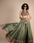 Sage Green Skirt Set