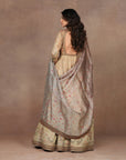 Sage Green - Peach Anarkali Set | Muraqqa