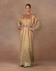 Sage Green - Pink Ombre Kaftan Set | Muraqqa