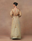 Sage Green - Pink Ombre Kaftan Set | Muraqqa