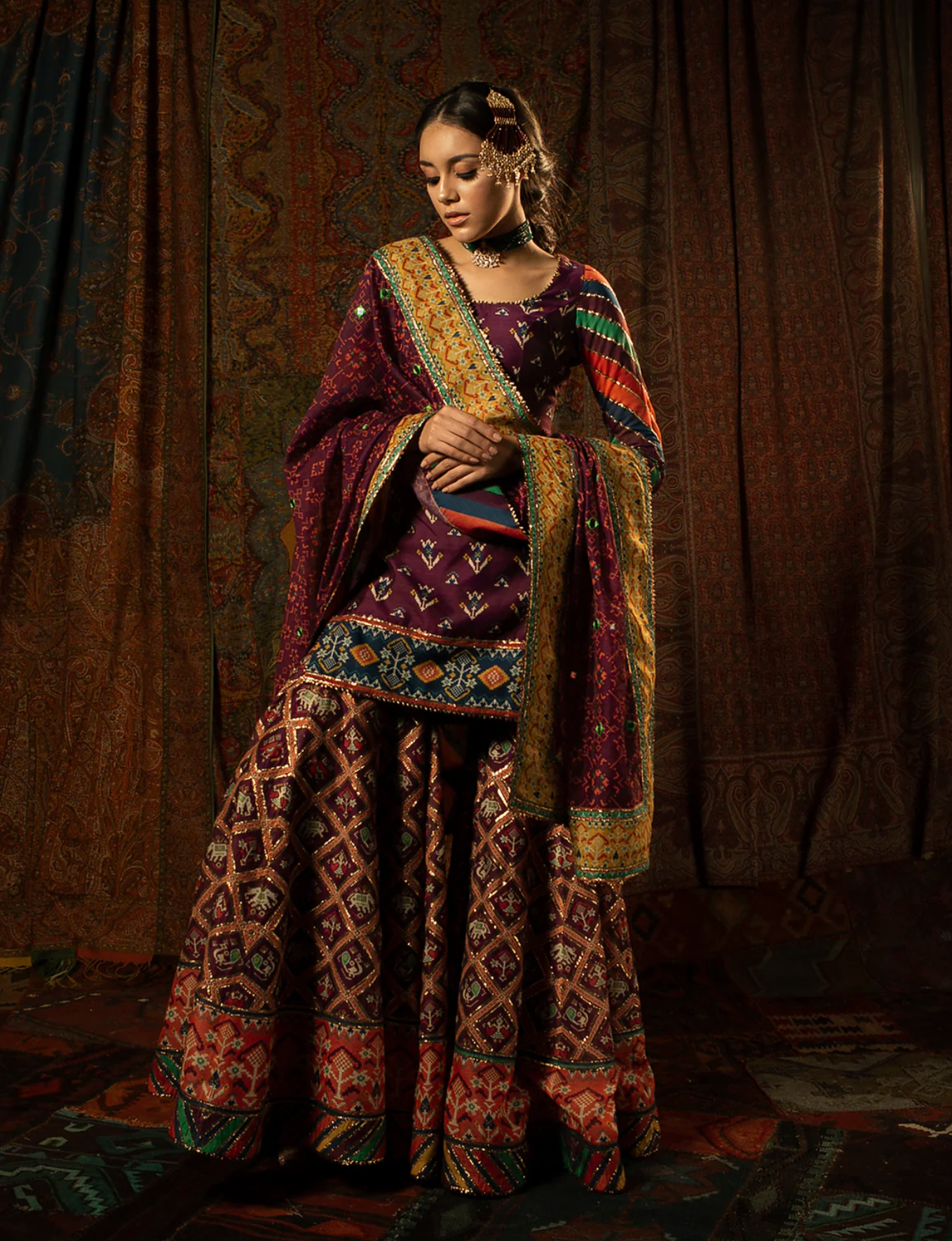Zaridar Kurta with Garara - Ready to Ship