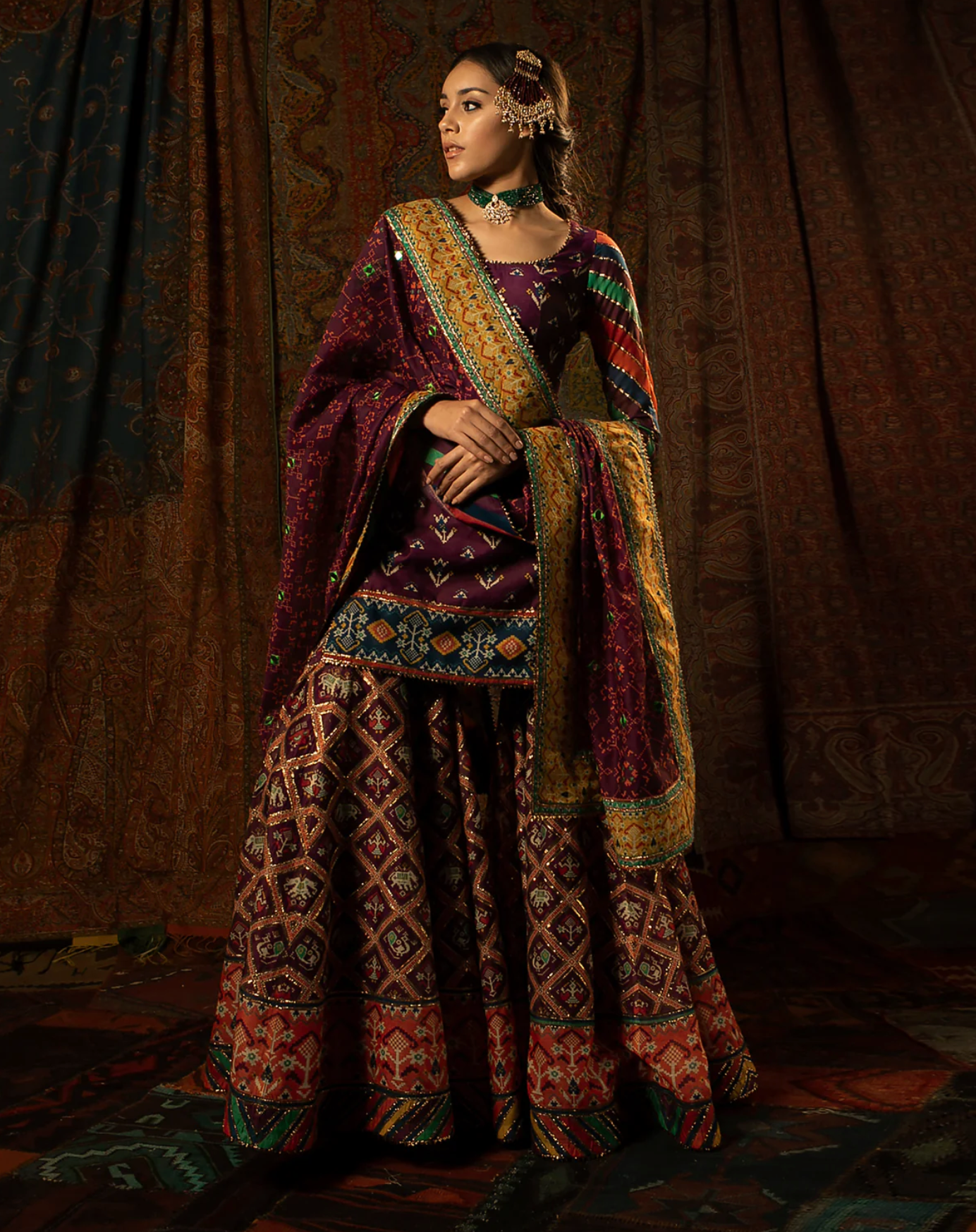 Zaridar Kurta with Garara - Ready to Ship