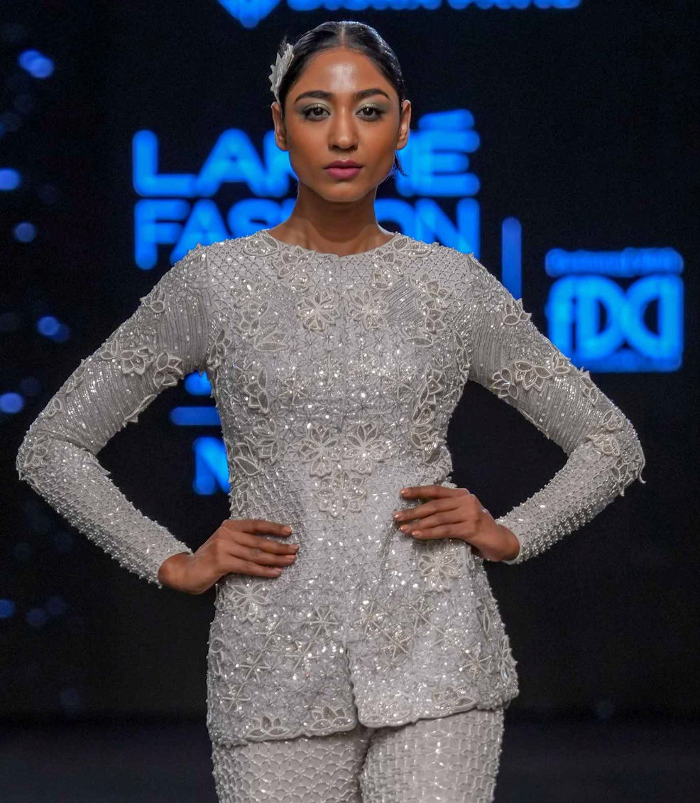 Embellished Jacket with Pant - Ready to Ship